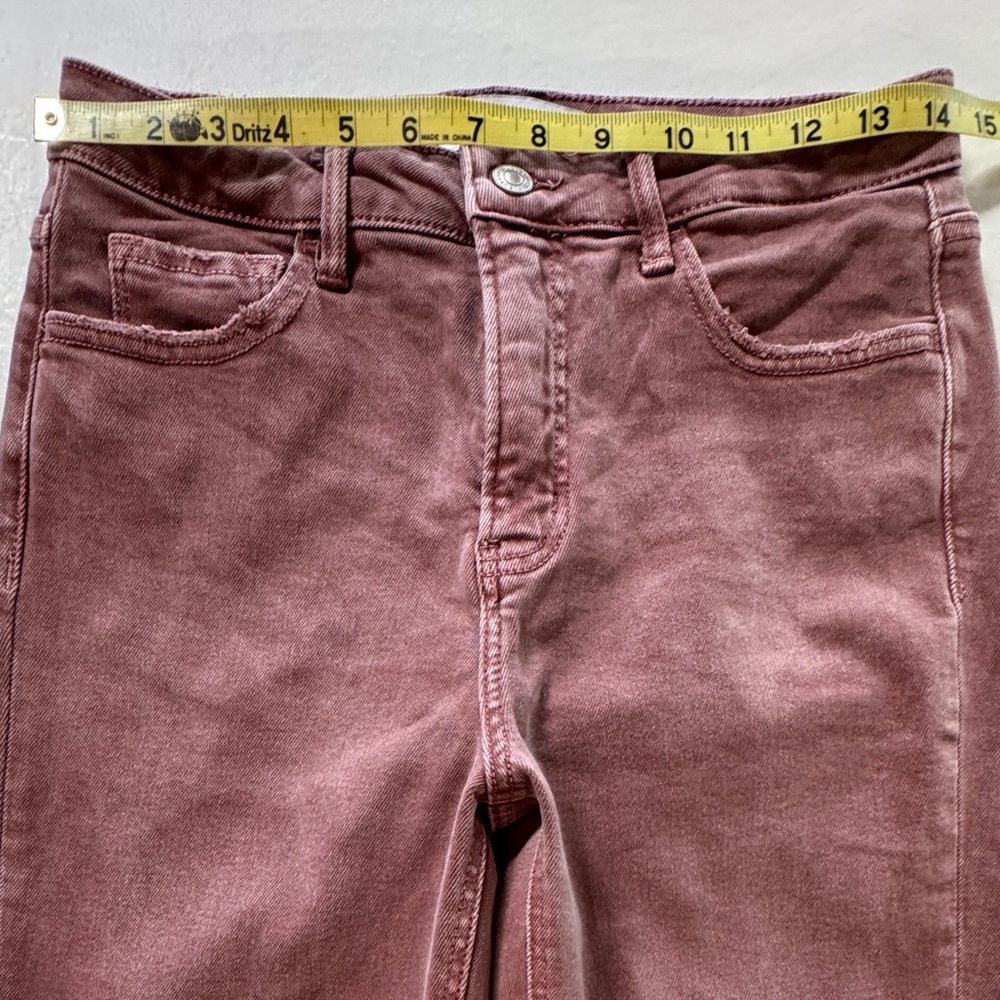 LOVERVET by Vervet High-Waist Boot Factory Fade Wine (29/9) - Picture 6 of 17